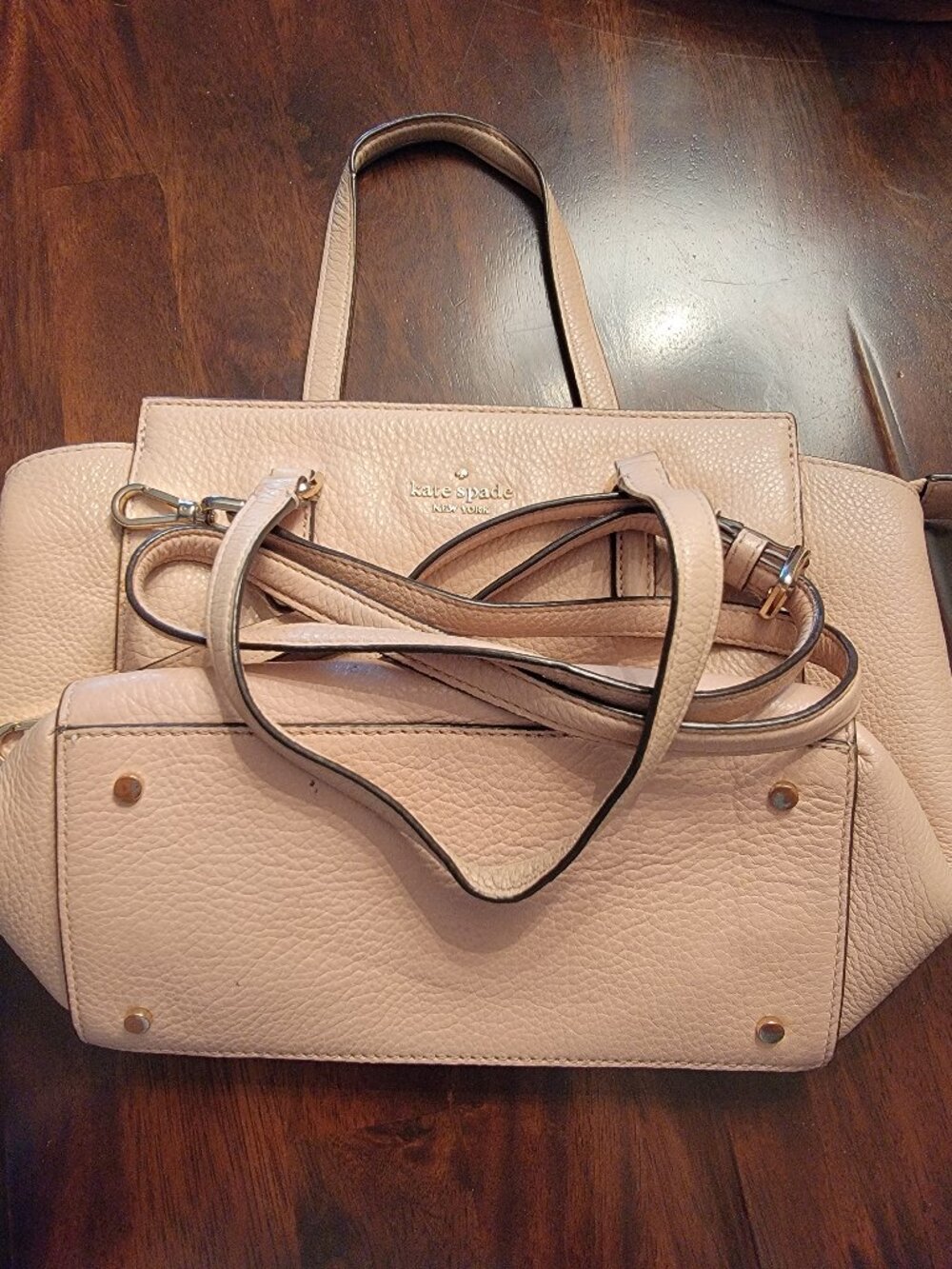 Kate Spade hand bag with shoulder strap. Kate spade wallet